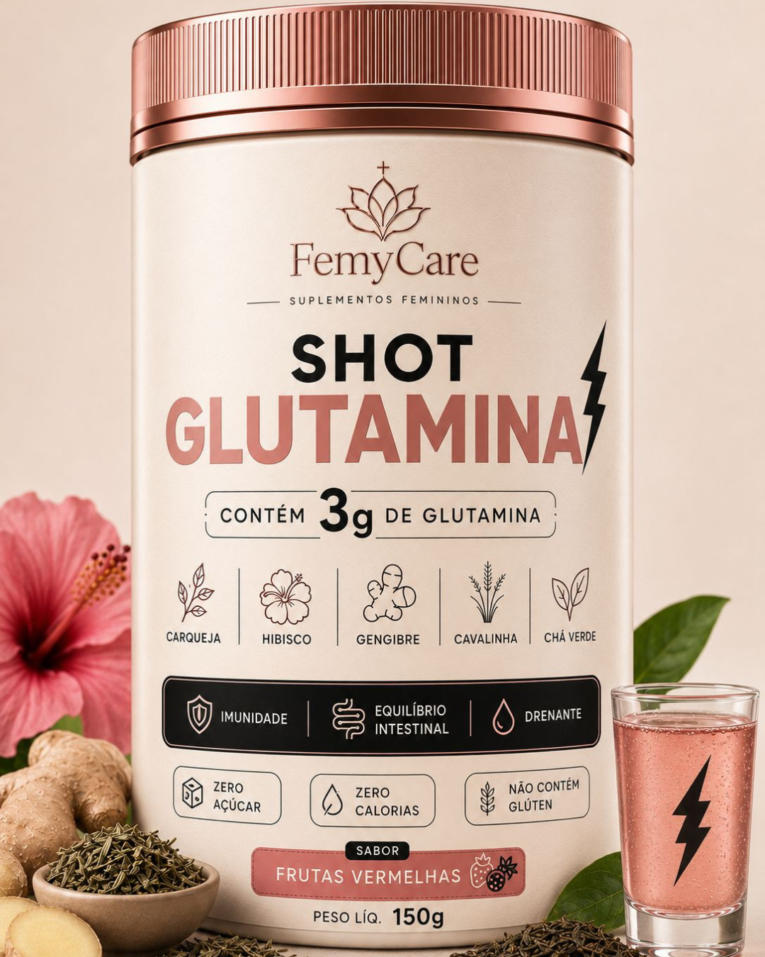 Shot Glutamina